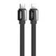 Kabel USB-C-lightning Remax Platinum Pro, RC-C050, 20W (crni)