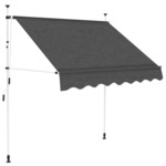 vidaXL Tenda na ručno uvlačenje 200 cm antracit