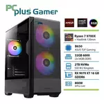 PcPlus stolno računalo Gamer, AMD Ryzen 7 9700X, 16GB RAM, 2TB HDD, AMD Radeon RX 9070 XT, Windows 11