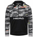 Muška sportski pulover Head Slider Hoodie M - black/grey/red