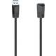 Hama USB kabel USB 3.2 gen. 1 (USB 3.0) USB-A utikač, USB-A utičnica 1.50 m crna