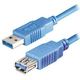 Transmedia USB 3.0 type A plug - USB type A jack 2m TRN-C138-2KL