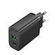 VEN-FBIB0-EU - Vention 2-port USB A C Wall Charger 18W 20W EU-Plug, Black - VEN-FBIB0-EU - Vention 2-port USB A C Wall Charger 18W 20W EU-Plug, Black - OutputUSB-A1 5V 3A 9V 2A 12V 1.5A OutputUSB-C2 5V 3A 9V 2.22A 12V 1.67A