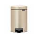 Brabantia Pedal Bin Newicon, 3 litre, kanta za otpad, champagne