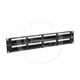 Solarix 48-Port Unshielded Patch panel RJ45 CAT5E UTP MXL-SX48-5E-UTP-BK