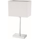 VIOKEF 4057900 | Toby-VI Viokef stolna svjetiljka 50cm s prekidačem 1x E27 bijelo mat, krom