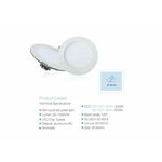 Led panel (lampa) ugradbena okrugla SD-P001 - Ø 125mm 9DW, 4000K