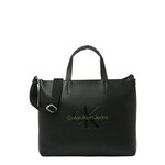 Calvin Klein Jeans Shopper torba jabuka / crna