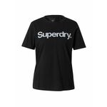 Superdry Majica crna / bijela