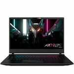 GIGABYTE Notebook AORUS 17 9SF 17.3in (1920x1080) FHD 300Hz, Intel Core i5-12500H, 16GB (2x8GB) DDR5 4800MHz, 512GB Gen4 (1 slot free), RTX 4070 8GB, 1xTB4, USB3.2A, USB Type-C, SD, HDMI, miniDP, WiFi AORUS 17 9SF-E3EE253SD AORUS 17 9SF-E3EE253SD