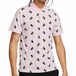 Muški teniski polo Nike Print Slim Polo - pink foam