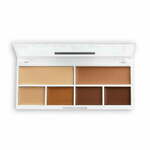 Revolution Relove Conceal Me Concealer &amp; Contour Palette paletica korektora 11,2 g nijansa Medium