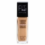 Maybelline Fit Me! tekući puder za sjaj i zaglađivanje kože lica nijansa 120 Classic Ivory 30 ml