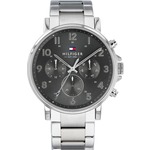 TOMMY HILFIGER Analogni sat 'Dressed Up, 1710382' grafit siva / srebro