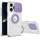 MM TPU SAM GALAXY A14 CLEAR CAM AND RING, 2mm purple