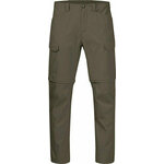 Bergans Utne ZipOff Pants Men Green Mud/Dark Green Mud XL Hlače na otvorenom