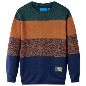 VidaXL Dječji džemper pleteni šareni 128