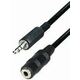 Transmedia Connecting Cable 3,5mm plug-jack 1m