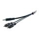 Vivanco Kabel Audio, 3,5mm na 2xRCA, 5 m, PromoStick bulk