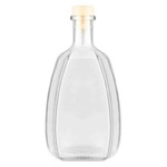 Staklena boca konjaka 500 ml sa čepom