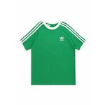 ADIDAS ORIGINALS Majica 'Adicolor' travnato zelena / prljavo bijela