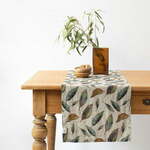 Laneni nadstolnjak 200x200 cm Golden Fall – Linen Tales