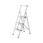 Bijele sklopive stepenice Wenkoo Ladder Al, visina 127 cm