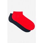 Set od 2 para niskih ženskih čarapa Tommy Hilfiger 343024001 Red 684