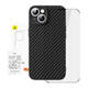 Case Baseus Synthetic Fiber iPhone 15 + kaljeno staklo