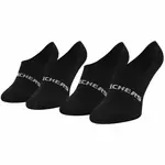 Skechers 2ppk mesh ventilation footies socks sk44008-9999