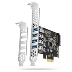 AXAGON PCEU-43RS PCIe kontrolor 4x SuperSpeed USB