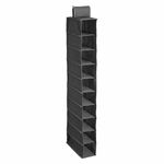 FIVE VISEĆI ORGANIZATOR ZA OBUĆU 10 OTVORA 15X120CM TAMNO SIVI