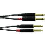 Cordial CFU 1,5 PP Unbalanced Twin kabel, crna, 1,5m