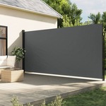 vidaXL Bočna tenda na uvlačenje antracit 200x300 cm
