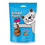 Mark&amp;Chappell Feline Happy Crunchy &amp; Creamy Bites - Duck 60 g