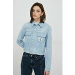 Traper jakna Calvin Klein Jeans za žene, za prijelazno razdoblje, J20J222872