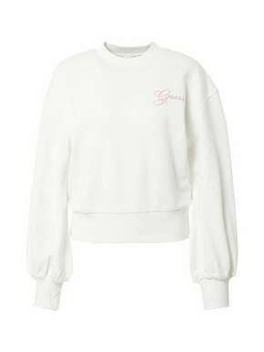 GUESS Sweater majica losos / bijela