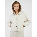Cream women's denim jacket Pepe Jeans Foxy - Women's siva
