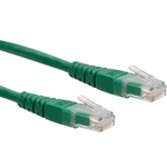 Roline UTP CAT6 patch kabel 1m, zelena