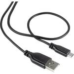 Renkforce USB 2.0 priključni kabel [1x muški konektor USB 2.0 tipa a - 1x muški konektor USB 2.0 tipa micro-B] 1.00 m crna supersoft oplaštenje Renkforce USB kabel USB 2.0 USB-A utikač, USB-Micro-B utikač 1.00 m crna supersoft oplaštenje