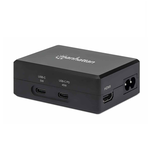 Docking station MANHATTAN, USB-C PD 45W, HDMI, 2x USB 3.2, USB-C, crni