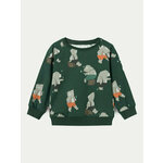 NAME IT Majica dugih rukava Larsen 13232065 Zelena Regular Fit