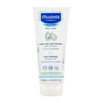 Mustela Bébé 2 in 1 Cleansing Gel nježni 2u1 gel za tuširanje za bebe od rođenja 200 ml za djecu