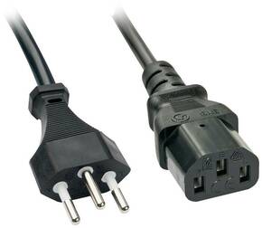 LINDY struja priključni kabel [1x švicarski utikač - 1x ženski konektor IEC c13