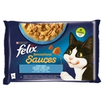 Felix Sensations Sauces Izbor ribe s aljaškim bakalarom i srdelama 12 x (4 x 85 g)