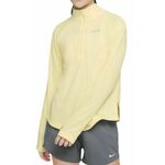 Majica kratkih rukava za djevojčice Nike Dri-Fit Long Sleeve Running Top - citron tint/reflective silver