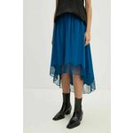 Svilena suknja ZADIG&VOLTAIRE midi, širi se prema dolje, WWSK00374
