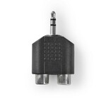 Adapter NEDIS, 3.5mm TRS (M) na 2x RCA (Ž), bulk
