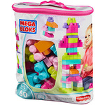 Mega Bloks Nagy építőkocka szett 60 db-os, lányos