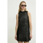 Haljina Superdry boja: crna, mini, ravna, W8011720A-B4A